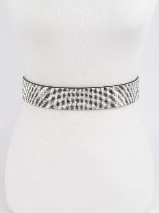 Plus Size Rhinestone Belt